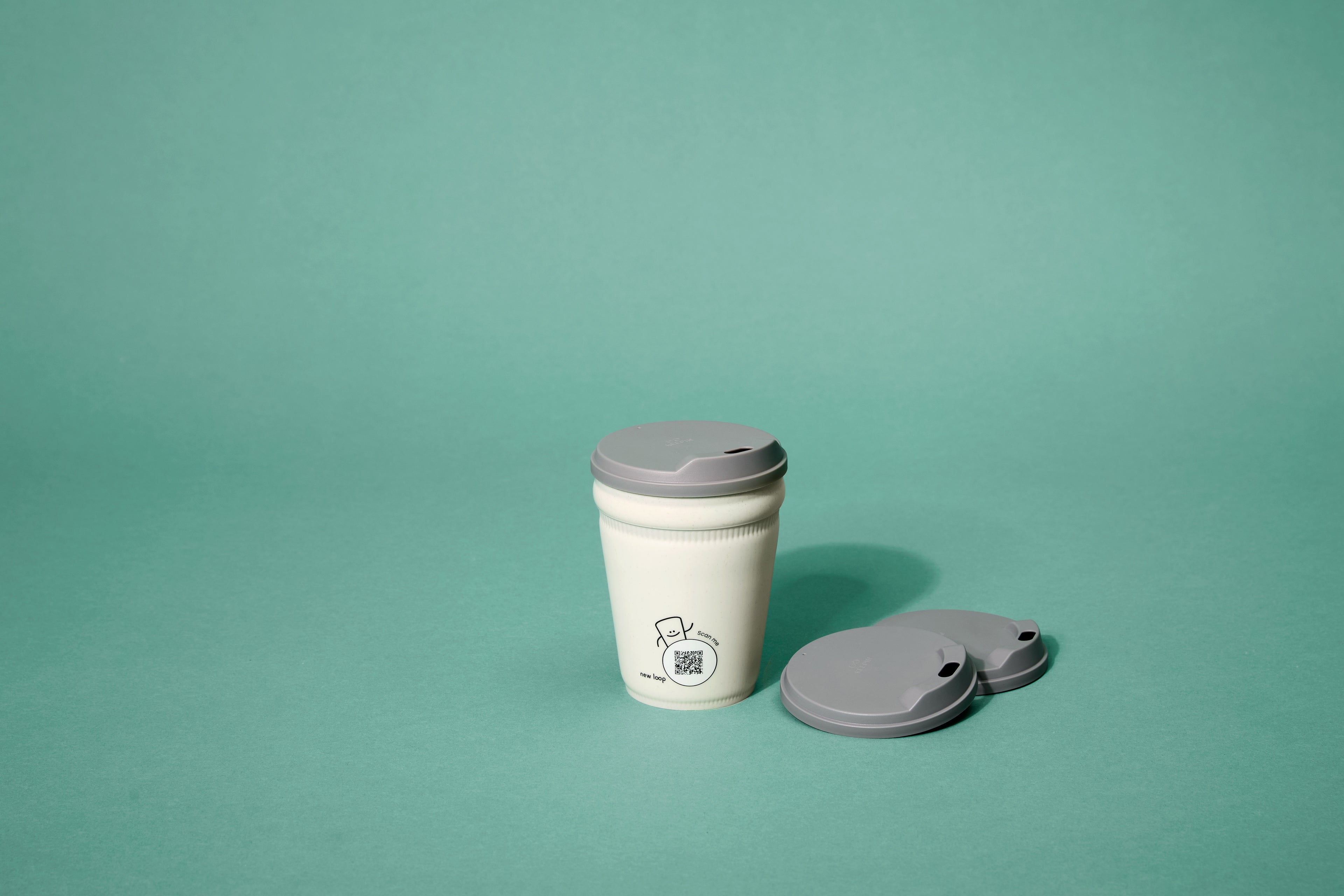 Sæt: To Go kaffekop 400 ml med termoeffekt + låg