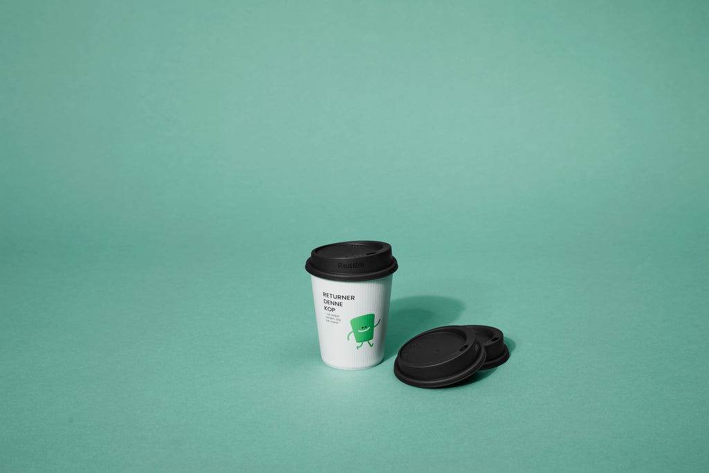 Sæt: 250 ml to go kaffekop med termoeffekt+ låg