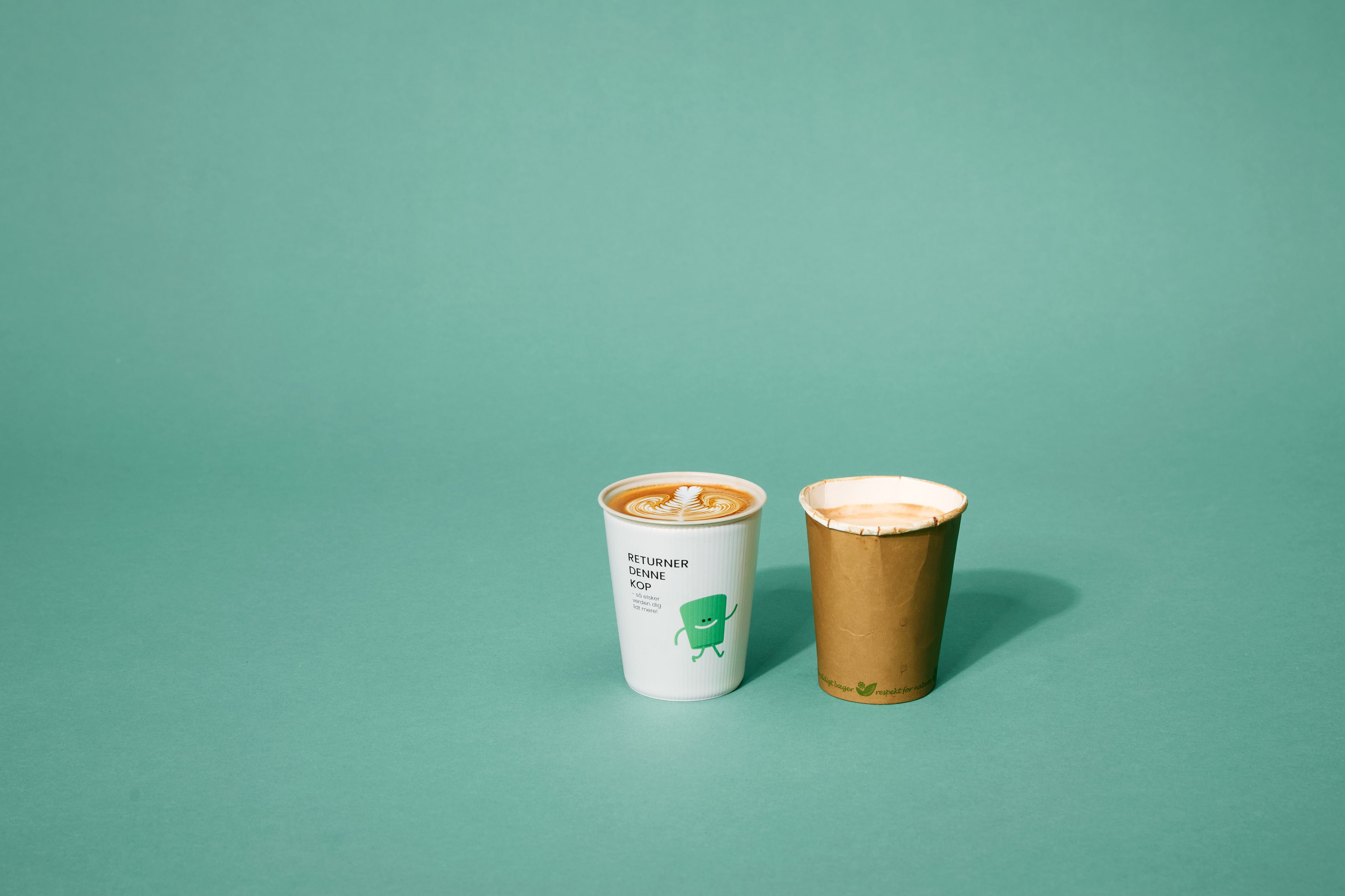 Sæt: 250 ml to go kaffekop med termoeffekt+ låg