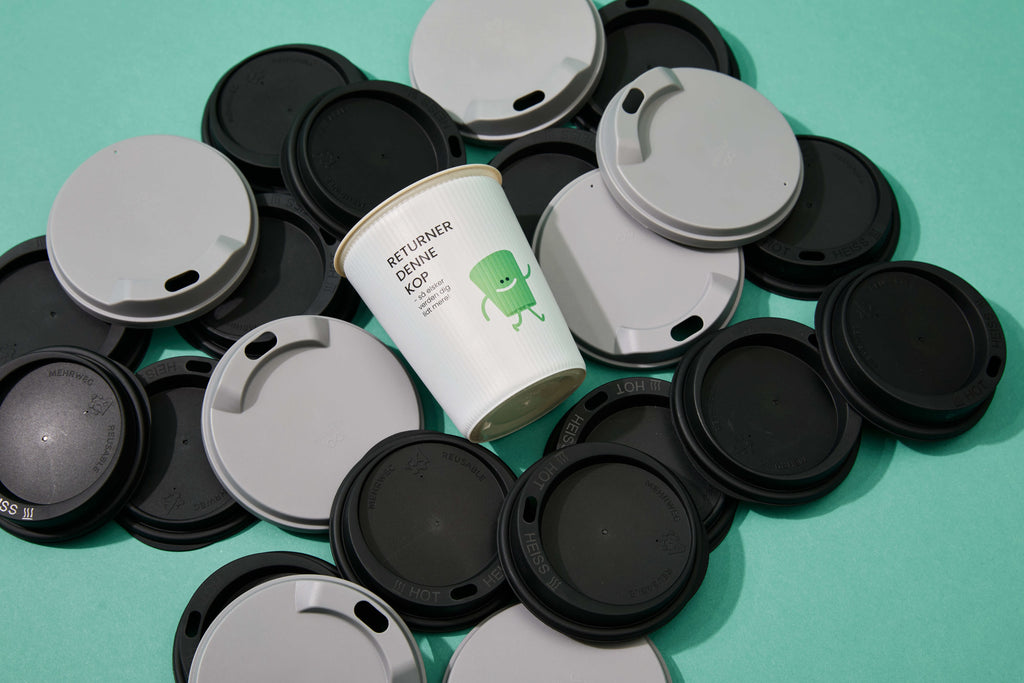 Sæt: 250 ml to go kaffekop med termoeffekt+ låg